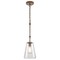 Westinghouse Pendant 60W Mini Biloxi Barnwood Clear Seeded Glass 6130400 - alternate 6